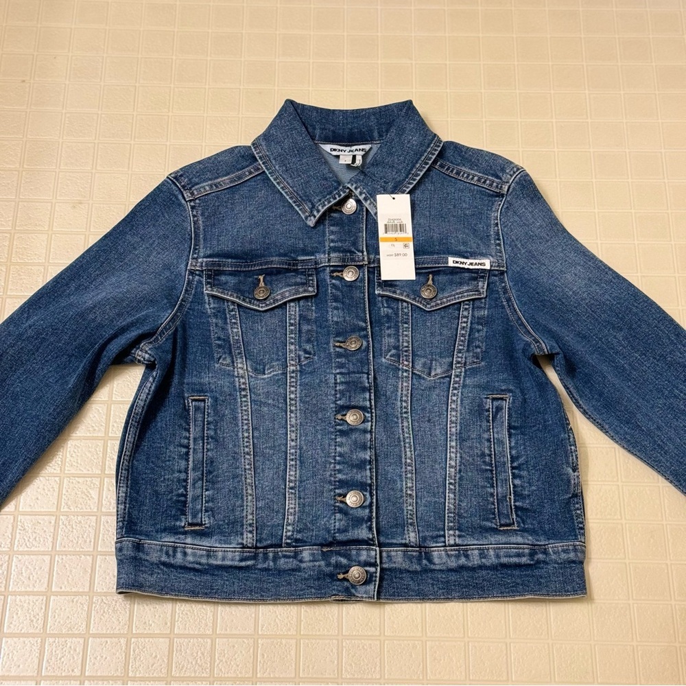 DKNY Women's Denim Jacket Size S - Picture 4 of 10